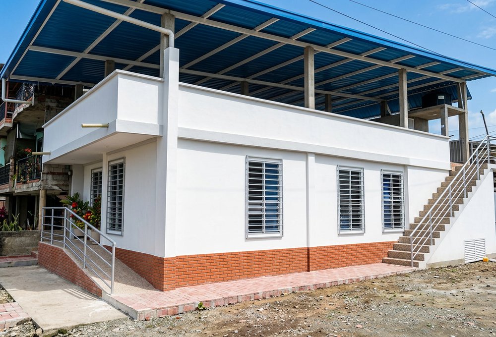Hogar infantil construido por IPOCROM como parte de su labor social en Buenaventura